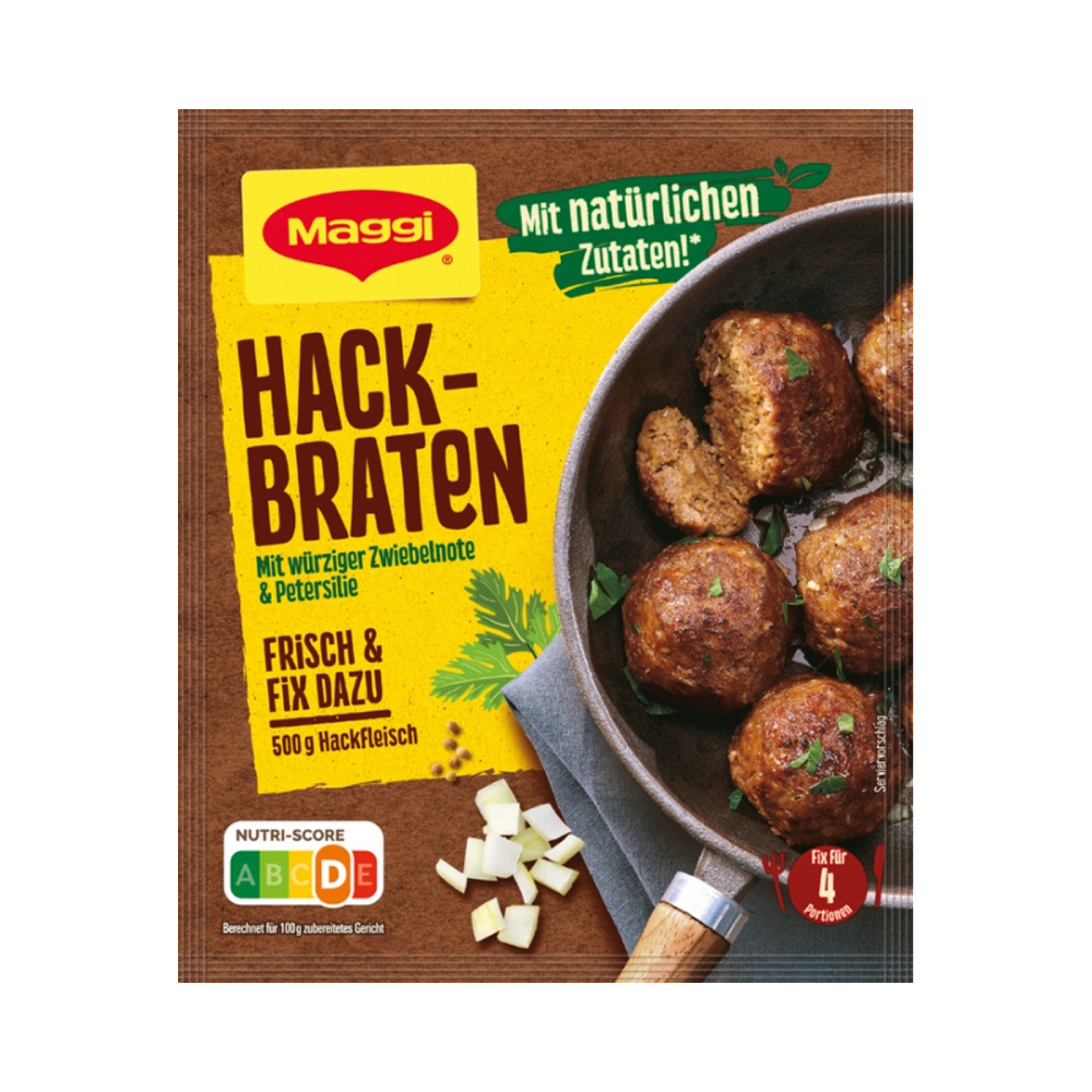 Maggi - Fix Hackbraten (Mix for Meatloaf) | Lehr's German Specialties Maggi - Fix Hackbraten (Mix for Meatloaf) | Lehr's German Specialties