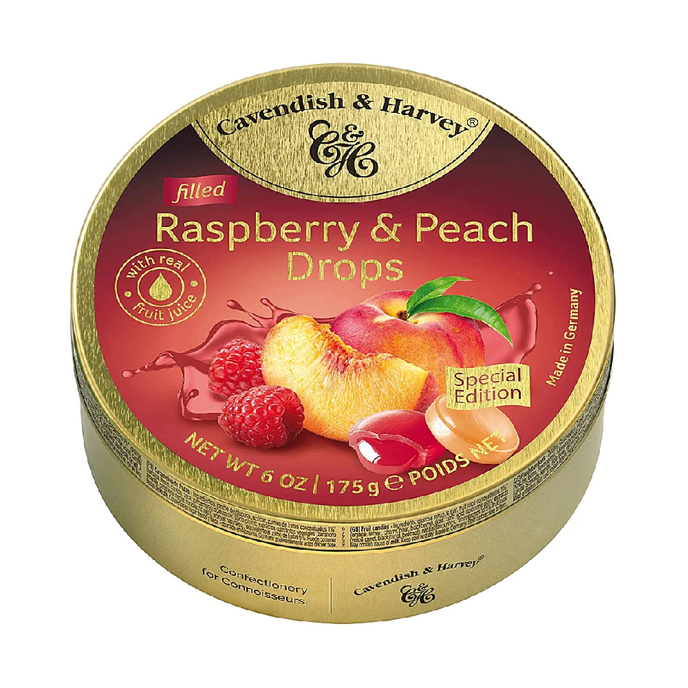Cavendish & Harvey - Raspberry & Peach Drops | Lehr's German