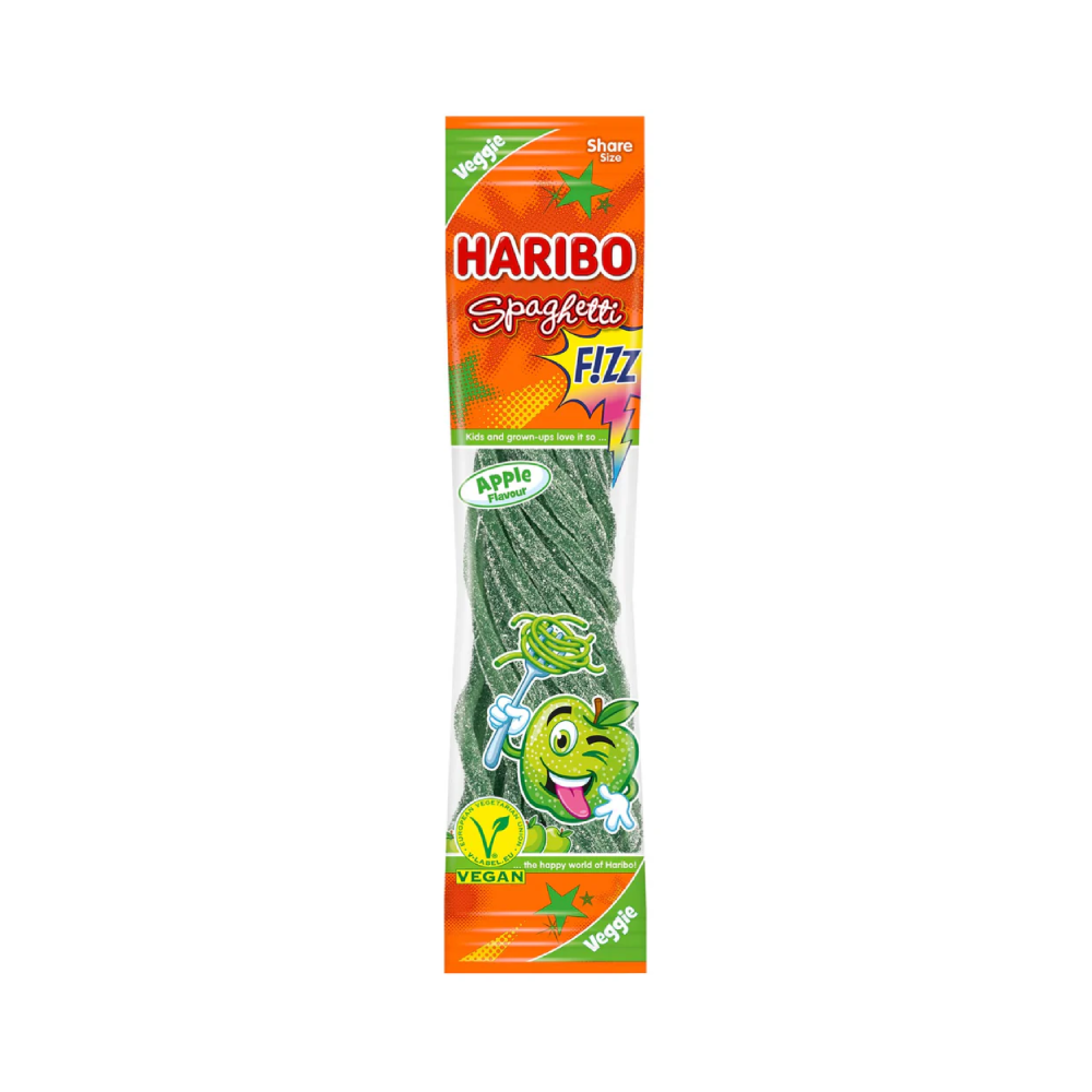 Haribo (German) - Spaghetti Fizz Apfel Gummy Candy | Lehr's German