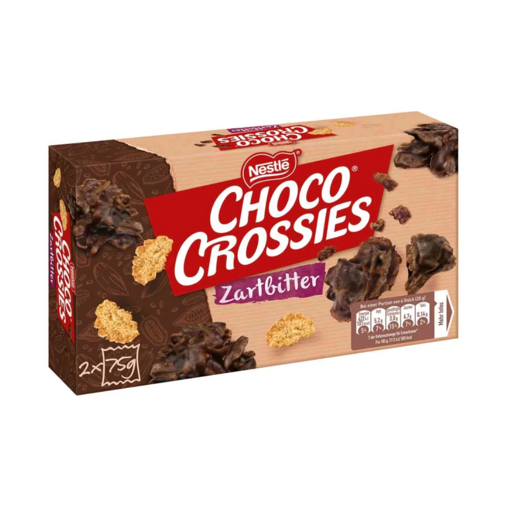 ⭐︎choco⭐︎ Nestle - Choco Crossies Zartbitter | Lehr's German Specialties