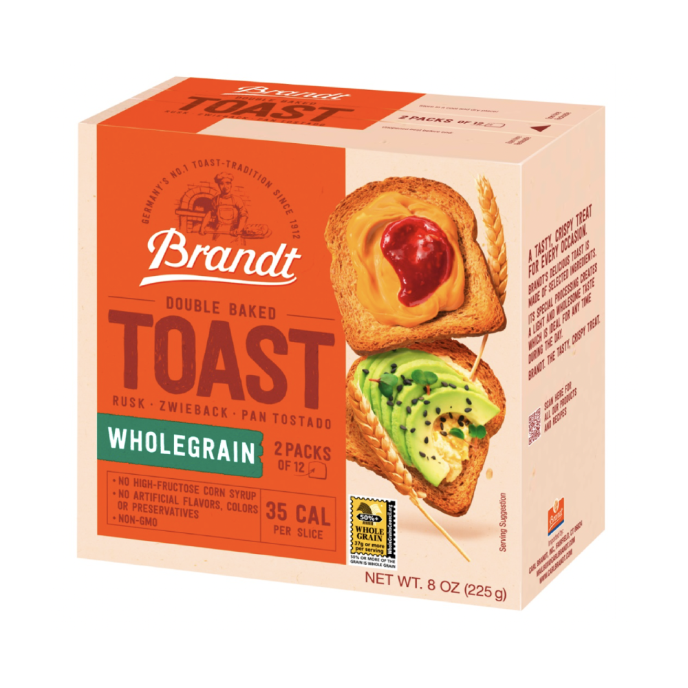 German Rusk's Brandt - Zwieback Wholegrain (Rusk) | Lehr's German Specialties