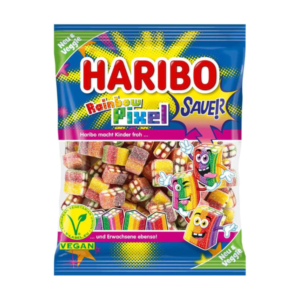 Haribo (German) - Pixel Sauer Gummy Candy | Lehr's German Specialties
