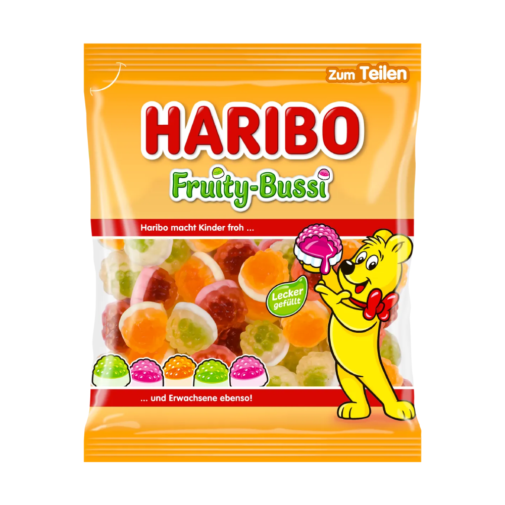 Haribo (German) - Fruity-Bussi Gummy Candy | Lehr's German Specialties