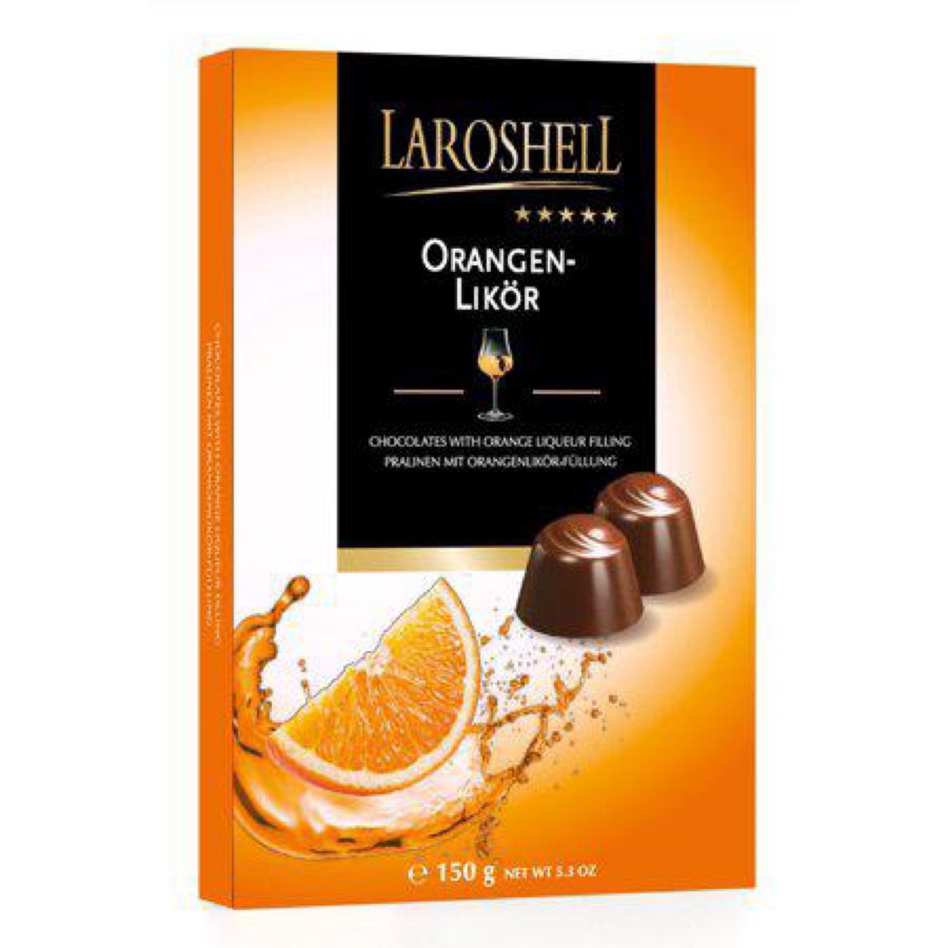 Laroshell - Orangen-Likör (Orange Liqueur Pralines) | Lehr's